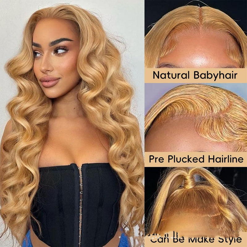 Peluca lace frontal 13x4 de cabello humano 100% natural con base tipo headgea