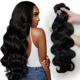 cabello humano con ondas tipo (Body wave), color natural”
