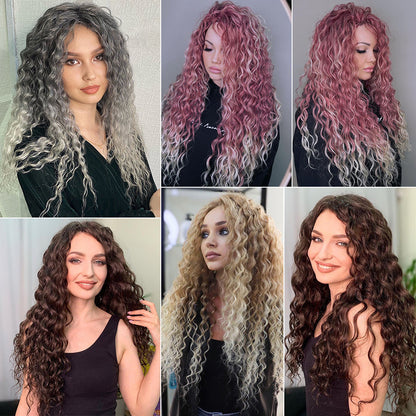 Cabello para crochet estilo onda océano hawaiana
