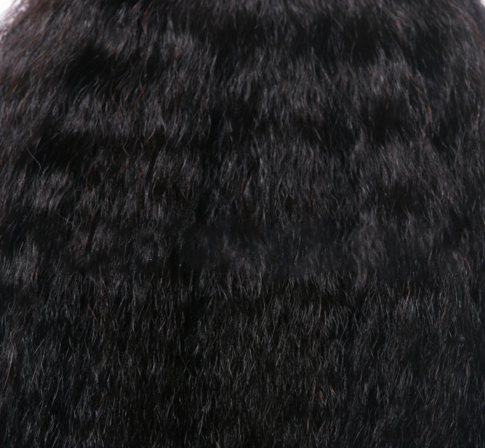 Extensiones de cortina de pelo de Brasil, pelo brasileño rizado, Yaki, recto