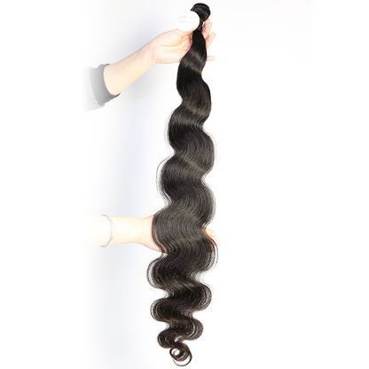Cabello virgen brasileño ondulado tipo body wave