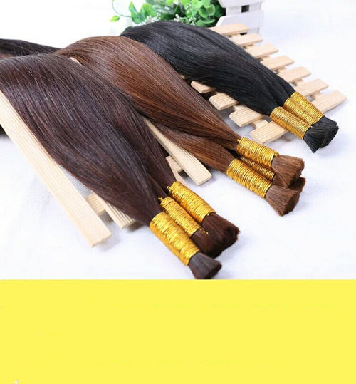 Extensión pelo a granel, para trenzas, crochet, keratina