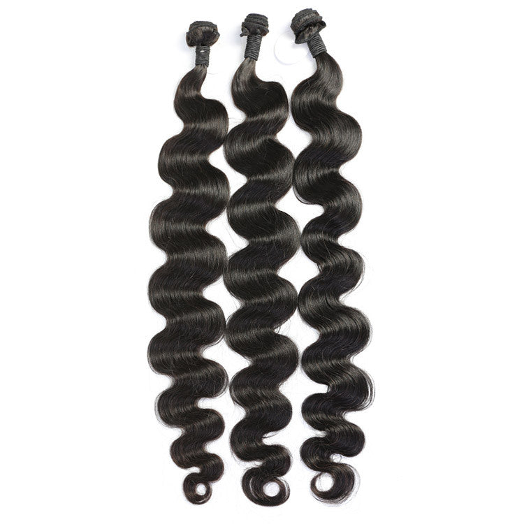 Cabello virgen brasileño ondulado tipo body wave