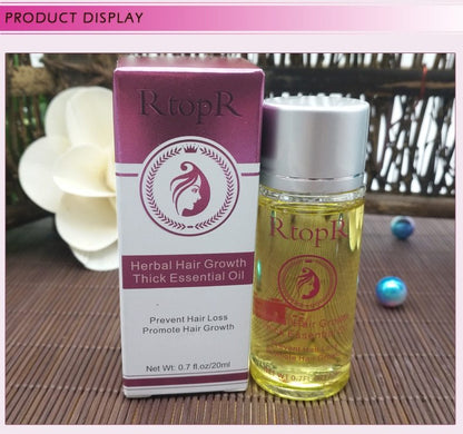 Tratamiento líquido con aceites esenciales para un crecimiento rápido y eficaz del cabello. Previene la caída del cabello. 20 ml.