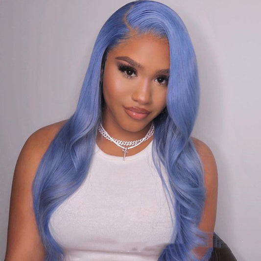 Pelucas lace front de cabello humano ondulado tipo body wave