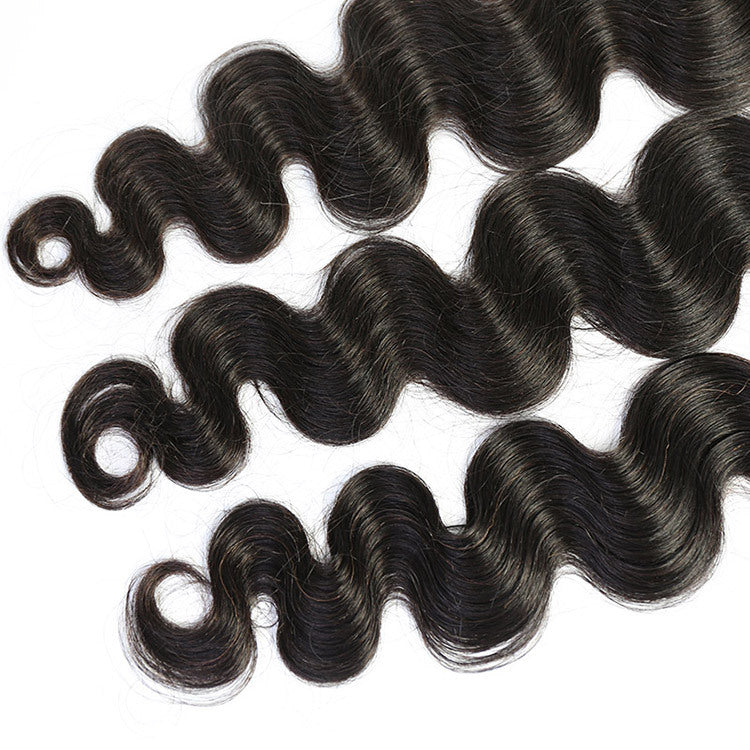 Cabello virgen brasileño ondulado tipo body wave