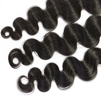 Cabello virgen brasileño ondulado tipo body wave