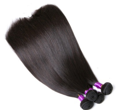 Cabello humano liso brasileño, cabello liso natural de color natural, muy vendido (hot sale).”