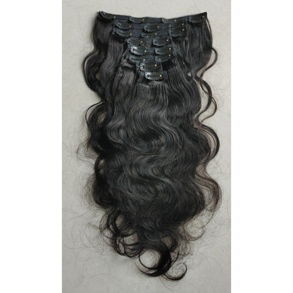Hairpiece Clip Extensions Body Wig Clip In Human Hair Extension