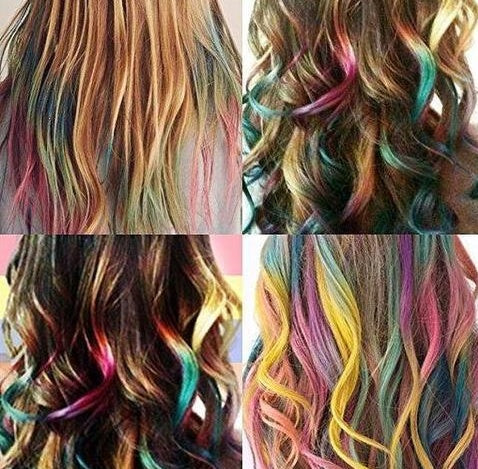 Rímel con tinte temporal para el cabello