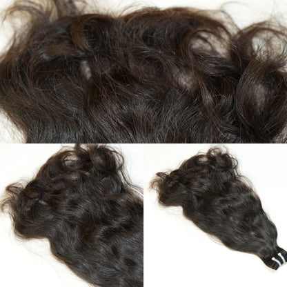 Extensiones de trama (weft) de cabello 15A de alta gama, 100% cabello humano real