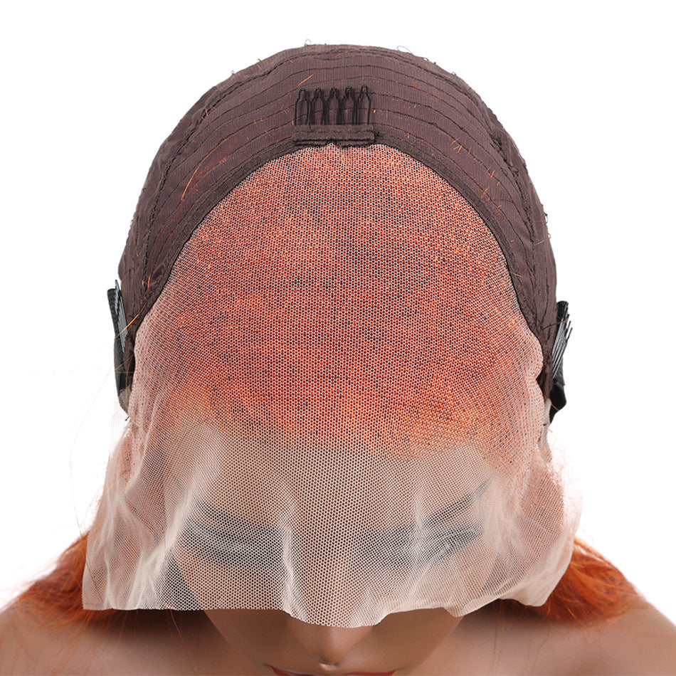 Peluca de cabello humano con encaje frontal